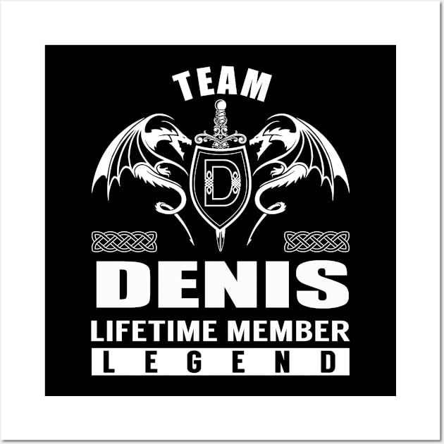 Team DENIS Lifetime Member Legend Wall Art by Lizeth